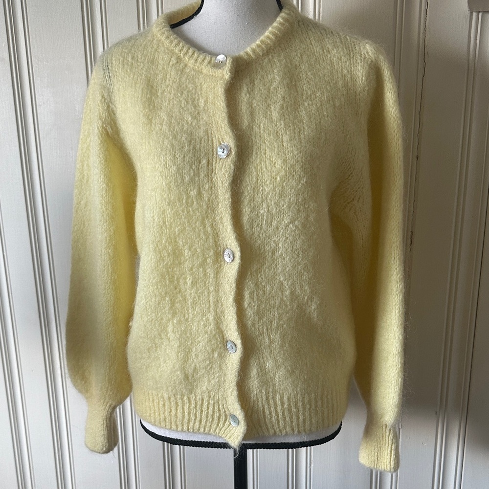 BYIC Yellow Women's Cardigan Sweater Size S/M New!